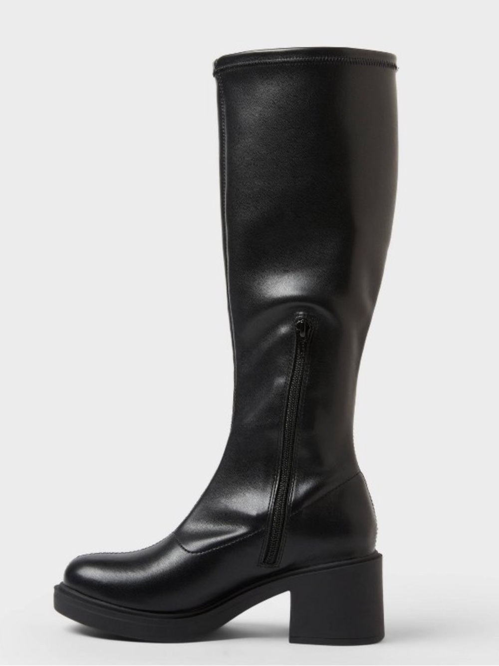 DANIKA Tall Black Knee-High Boots - Women - Picture 3 of 5